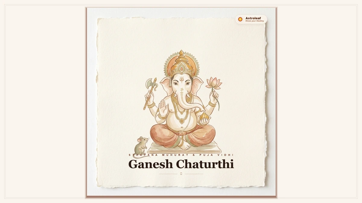 Ganesh Chaturthi 2026: Sthapana Muhurat, Puja Vidhi & Chaturthi Tithi Timings