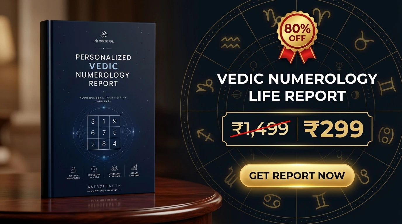 80% OFF on Vedic Numerology Life Report - Get Report Now for ₹299
