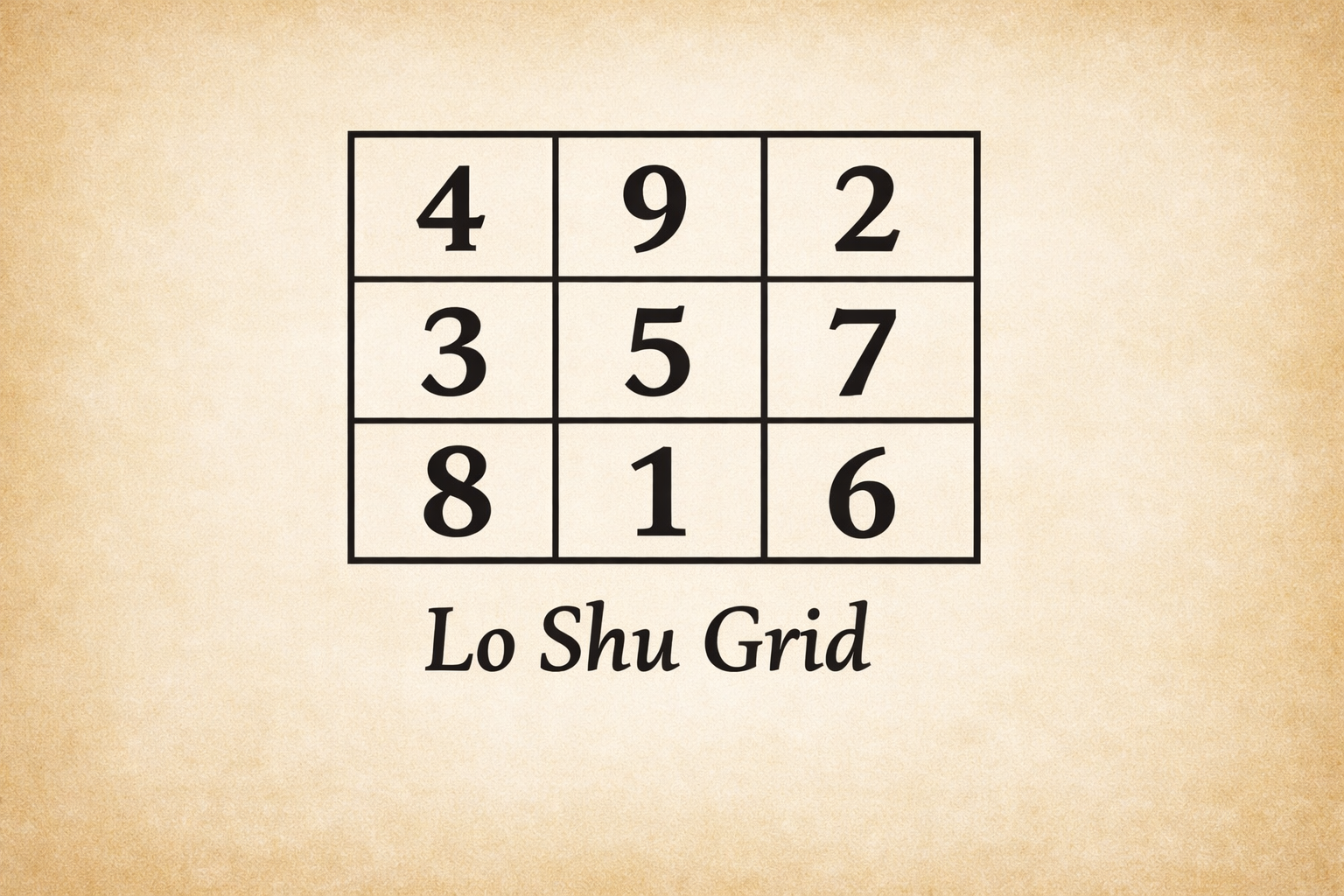 Lo Shu grid calculator